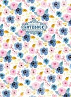 Fresh, notatnik ozdobny, 64 kartki, kratka, Kwiaty, niebieski, 1 szt.