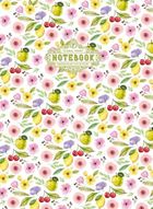 Fresh, notatnik ozdobny, 64 kartki, kratka, Kwiaty, zielone, 1 szt.