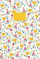 Fresh, notatnik ozdobny, 64 kartki, linia, Kwiaty, żółty, 1 szt.