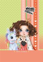 Fresh, planer dla dziewczynek, 96 kartek, kratka, brokat, 135-197 cm