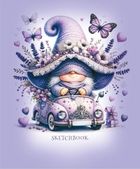 Fresh, szkicownik, 24 strony, 100g, m2, Gnom fiolet