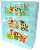 Fresh, torebka prezentowa, matowa, Ciuchcia, 26-32-12 cm