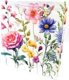 Fresh, torebka prezentowa, matowa, Kwiaty, 35-37-12 cm