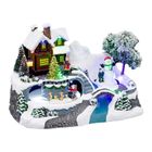 Fééric Lights and Christmas, miasteczko bożonarodzeniowe, scenka świąteczna z bałwanem