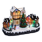 Fééric Lights and Christmas, szopka bożonarodzeniowa, kawiarenka, z oświetleniem led