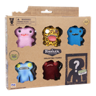 Fuggler, Gaptooth Mcgoo Lilac, Oogah Boogah Leopard, Gaptooth Mcgoo Clue, Wide Eyed Weirdo Blue, Wide Eyed Weirdo Red, figurki kolekcjonerskie, 6 szt.