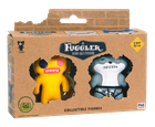 Fuggler, Indecisive Monster Yellow & Sketchy Squirrel Grey, figurki kolekcjonerskie, 2 szt.