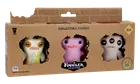 Fuggler, Munch Munch Tie-Dye, Gaptooth Mcgoo Lilac, Annoyed Alien Brown, figurki kolekcjonerskie, 3 szt.