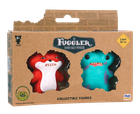 Fuggler, Sketchy Squirrel Red & Gaptooth Mcgoo Blue, figurki kolekcjonerskie, 2 szt.
