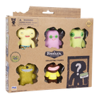 Fuggler, Squidge Yellow, Rabid Rabbit Lilac, Munch Munch Green, Count Undergoo Mcgoo Green, Grin Grin Brown, figurki kolekcjonerskie, 6 szt.