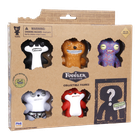 Fuggler, Suspicious Fox Black Chase, Count Undergoo Mcgoo Orange, Squidge Purple, Sketchy Squirrel Grey, Sketchy Squirrel Red, figurki kolekcjonerskie, 6 szt.