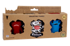 Fuggler, Wide Eyed Weirdo Red, Oogah Boogah Zebra, Gaptooth Mcgoo Clue, figurki kolekcjonerskie, 3 szt.