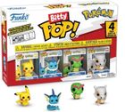 Funko Bitty Pop! Games: Pokemon, Pikachu, mini figurki kolekcjonerskie, 4 szt.