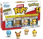 Funko Bitty Pop! Games: Pokemon, Squirtle, mini figurki kolekcjonerskie, 4 szt.