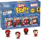 Funko Bitty Pop! Marvel: Parker Split, mini figurki kolekcjonerskie, 4 szt.