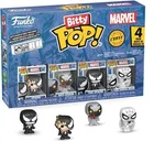 Funko Bitty Pop! Marvel: Venom, mini figurki kolekcjonerskie, 4 szt.