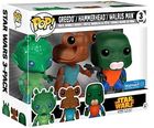 Funko Pop Bobble, Star Wars, zestaw, Greedo, Hammerhead, Walrus Man, figurki, exclusive, 3 szt.