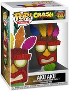 Funko Pop, Crash Bandicoot, Aku Aku, nr 420, figurka winylowa