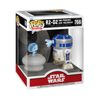 Funko Pop! Star Wars Deluxe: R2-D2 z hologramem Lei, figurka kolekcjonerska