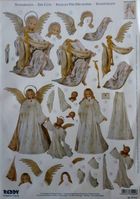 Galeria Hobby, arkusz do techniki 3D, sztancowany, A4, 29,7-21 cm