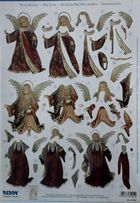 Galeria Hobby, arkusz do techniki 3D, sztancowany, A4, 29,7-21 cm