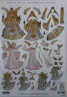 Galeria Hobby, arkusz do techniki 3D, sztancowany, A4, 29,7-21 cm