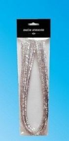 Galeria Hobby, druty chenille, srebrne, 9mmx50cm, 10 szt.