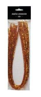 Galeria Hobby, druty chenille, złote, 9mmx50cm, 10 szt.