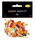 Galeria Hobby, guziki ozdobne, Misie, 30 mm, 15 szt.