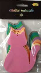 Galeria Hobby, koty z pianki, 9-11 cm, 8 szt.