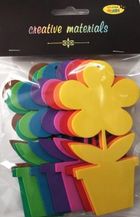 Galeria Hobby, kwiat w doniczce z pianki, 9,5-12 cm, 9 szt.