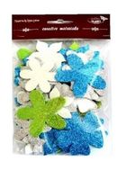 Galeria Hobby, kwiatki brokatowe, 60 szt.