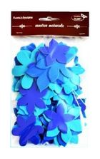 Galeria Hobby, kwiatki, tonacja niebieska, 60 szt.