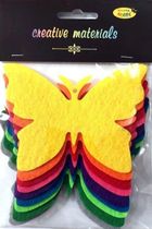 Galeria Hobby, motyle z filcu, 11,5-8,5 cm, 9 szt.