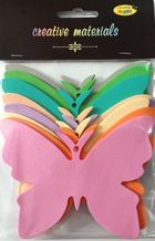 Galeria Hobby, motyle z pianki, 11,5-8,5 cm, 8 szt.