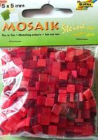 Galeria Hobby, mozaika kamyczki, czerwona, 5-5 mm