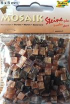 Galeria Hobby, mozaika kamyczki marmurkowe, brązowa, 5-5 mm