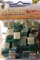 Galeria Hobby, mozaika kamyczki marmurkowe, zielona, 10-10 mm