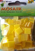 Galeria Hobby, mozaika kamyczki, żółta, 10-10 mm