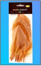 Galeria Hobby, piórka twarde, jasnobrązowe, 10 szt.