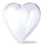 Galeria Hobby, Serce transparentne, 10 mm, 5 szt.