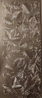 Galeria Hobby, stiker ażurowy, srebrny, 10-23cm