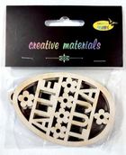 Galeria Hobby, zawieszki ozdobne, pisanki Alleluja, 3 szt.