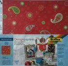 Galeria Hobby, zestaw papierów kolorowych, Boże Narodzenie, 190 g/m2, 30,5-30,5 cm, 5 arkuszy