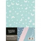 Galeria Papieru, karton ozdobny A4, niebieski, pastel, 200g, 20 arkuszy