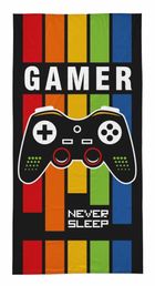 Gamer, ręcznik plażowy, 70-140 cm
