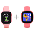 Garett, zestaw smartwatchy: Kids Nice Pro 4G, różowy + Kids Fit, różowy