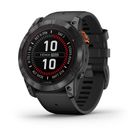 Garmin, Fenix 7X Pro Solar, zegarek, 51 mm, czarny
