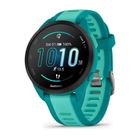 Garmin, Forerunner 165, zegarek sportowy, Music AMOLED, Turquoise Aqua, 43 mm