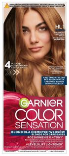 Garnier, Color Sensation, krem koloryzujący, nr hl1 - kasztanowy blond